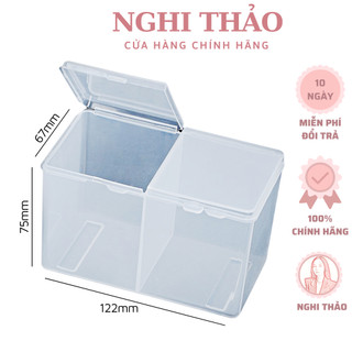 Hộp đựng giấy lau gel 2 ngăn