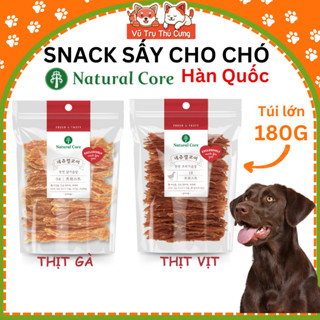 Snack sấy cho Chó Natural Core dinh dưỡng vị thịt gà, vịt