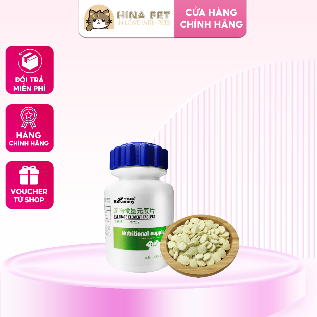 Vitamin cho mèo chó con Borammy