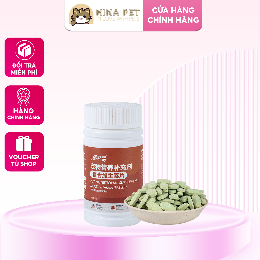 Vitamin cho mèo chó con Borammy