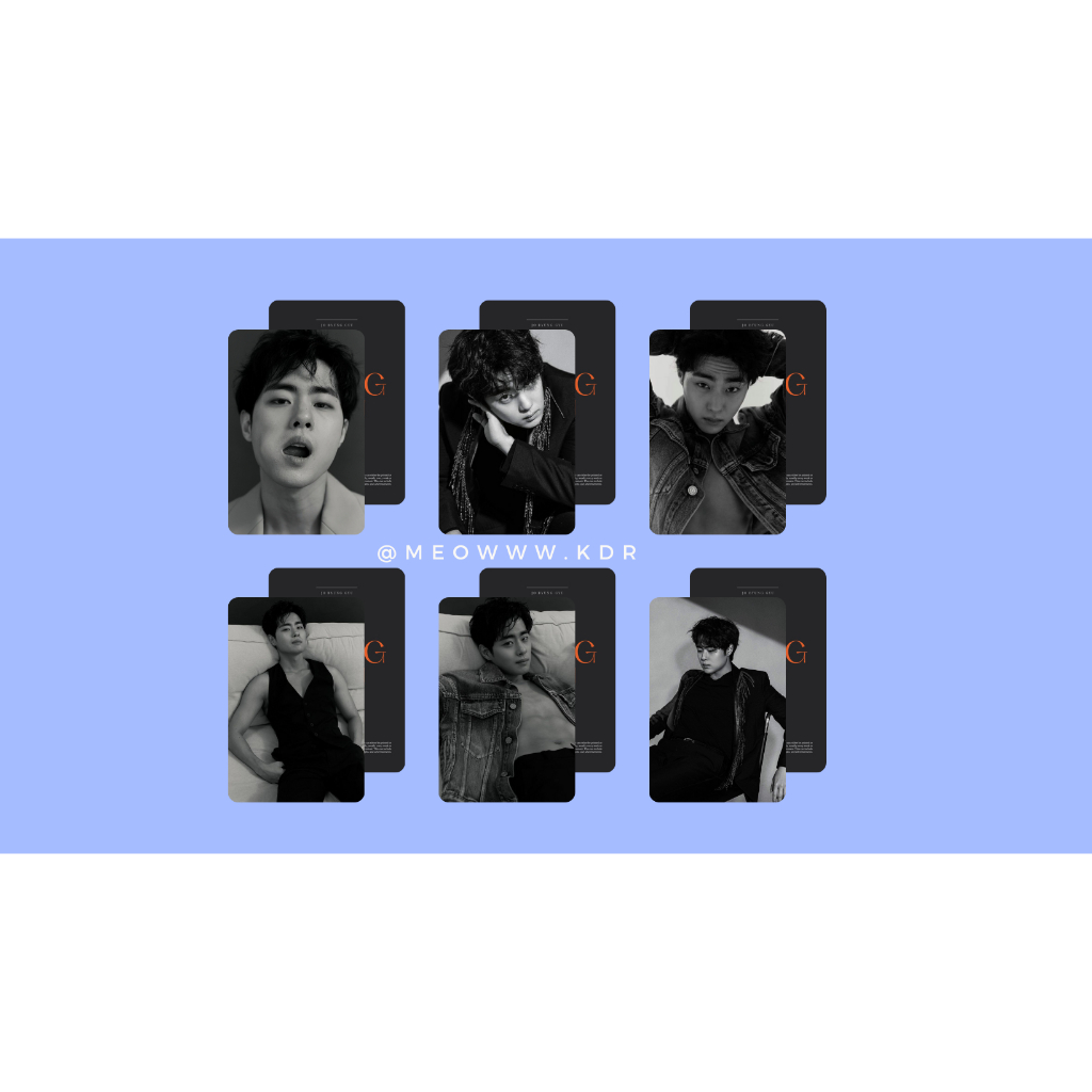 Set card bo góc Jo Byung Gyu- So Mun