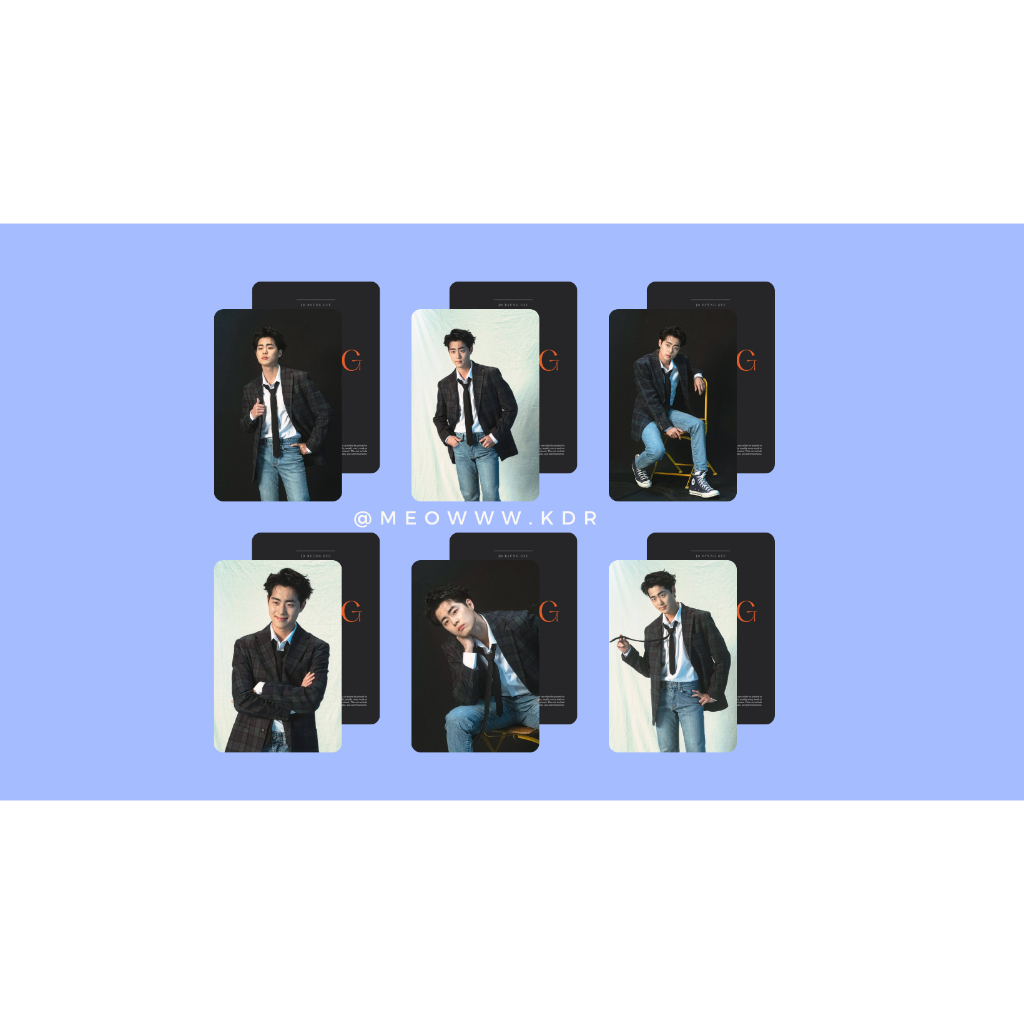 Set card bo góc Jo Byung Gyu- So Mun