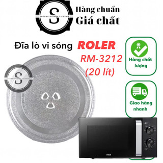  Đĩa lò vi sóng Roler 20 lít RM-3212 chính hãng - Đĩa thuỷ tinh lò vi sóng Roler rm3212 