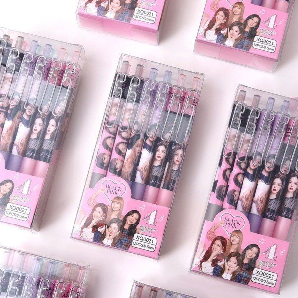 Bút mực xanh blackpink
