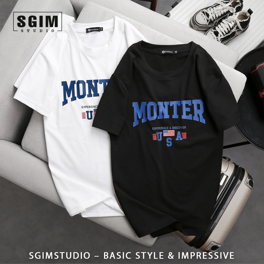 Áo thun nam cotton Sgimstudio, thun cotton lụa thái cao cấp chuẩn form | Sgimstudio