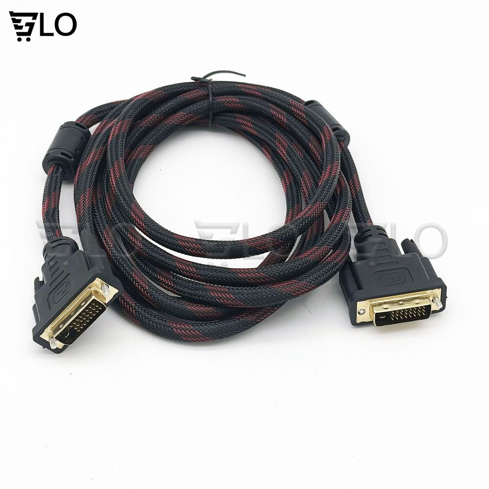 Dây Cáp Màn Hình DVI 24+1 1.5m tới 10m Hàng Bọc Dù Chống Nhiễu