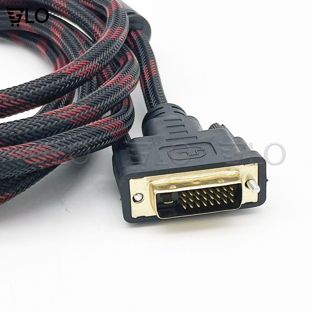 Dây Cáp Màn Hình DVI 24+1 1.5m tới 10m Hàng Bọc Dù Chống Nhiễu