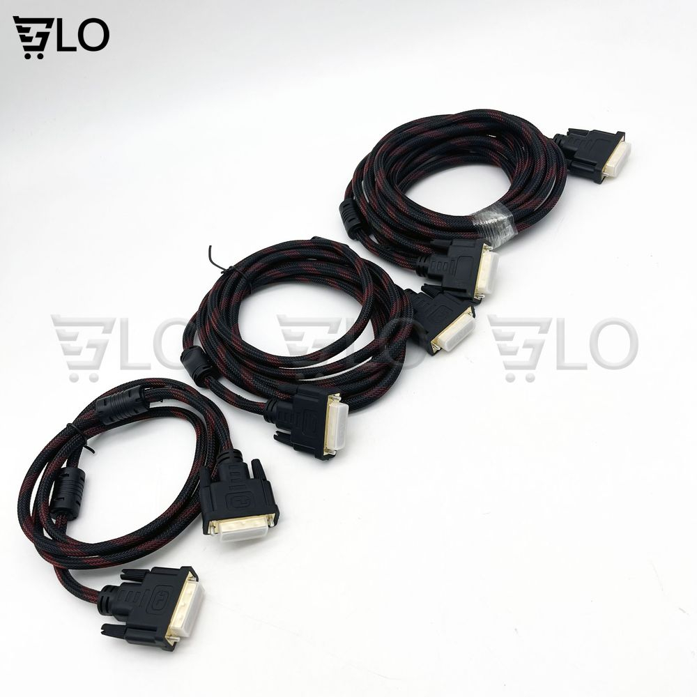 Dây Cáp Màn Hình DVI 24+1 1.5m tới 10m Hàng Bọc Dù Chống Nhiễu