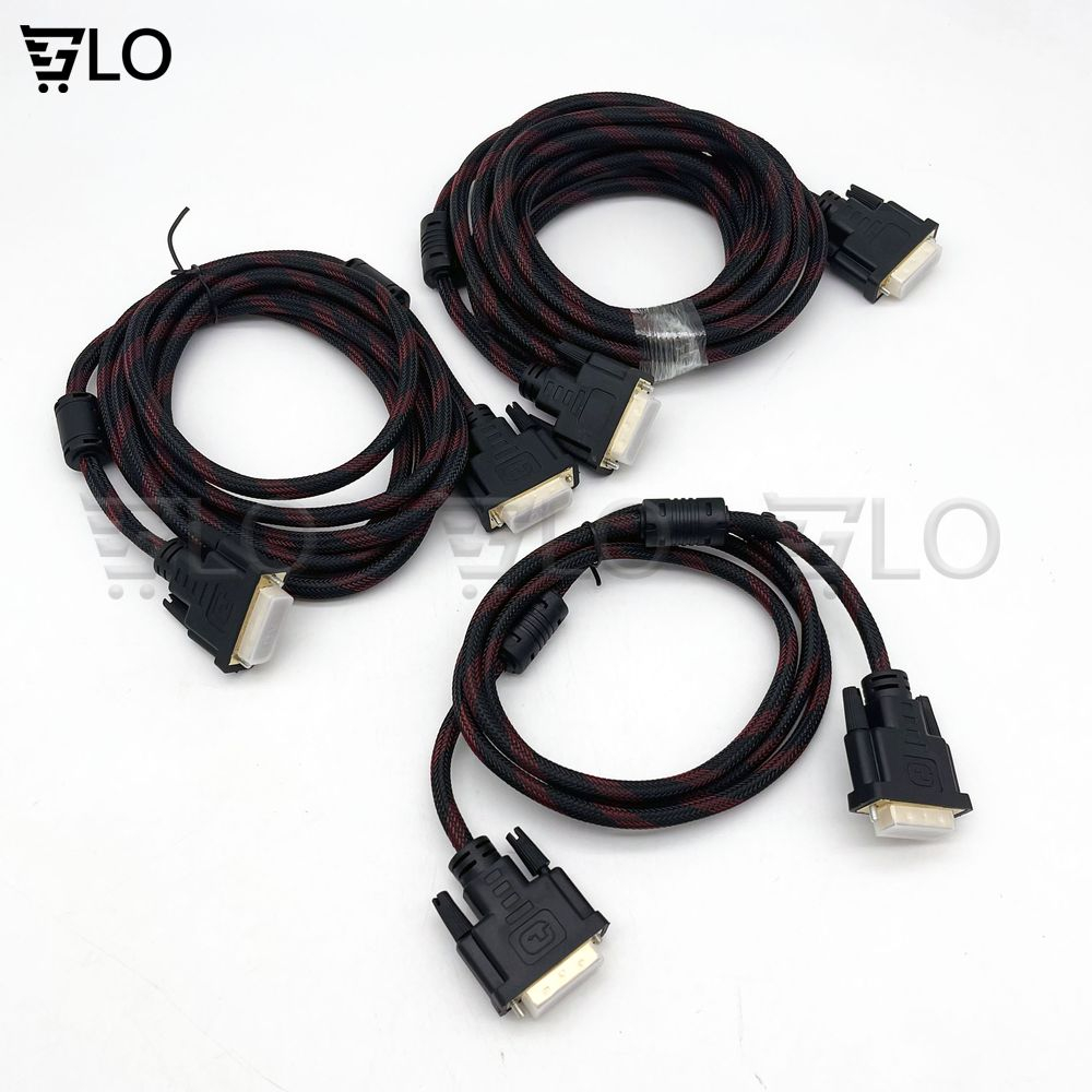 Dây Cáp Màn Hình DVI 24+1 1.5m tới 10m Hàng Bọc Dù Chống Nhiễu