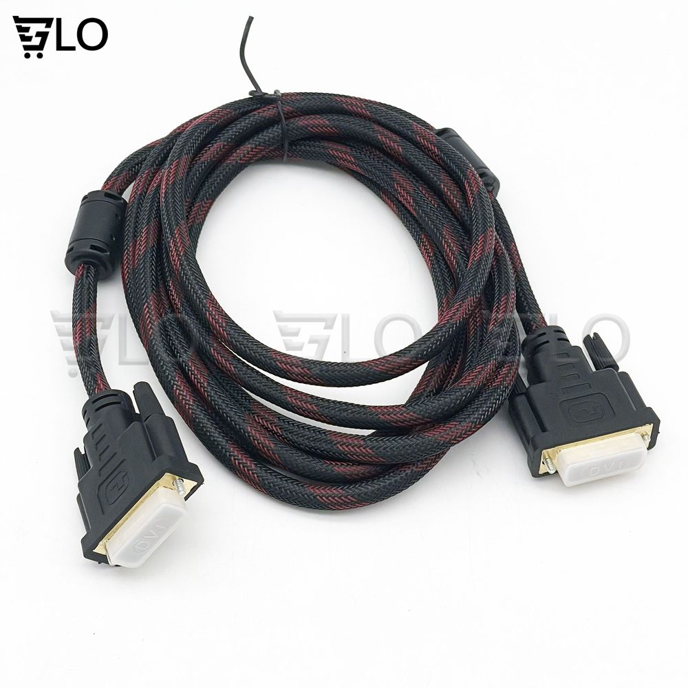 Dây Cáp Màn Hình DVI 24+1 1.5m tới 10m Hàng Bọc Dù Chống Nhiễu