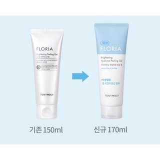 Tẩy da chết tonymoly floria brightening peeling gel 170ml+100ml