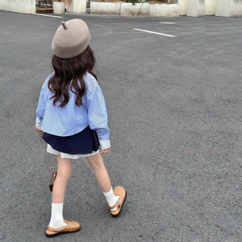 Bộ chân váy xếp ly học sinh cho bé gái đi học từ 10-28kg