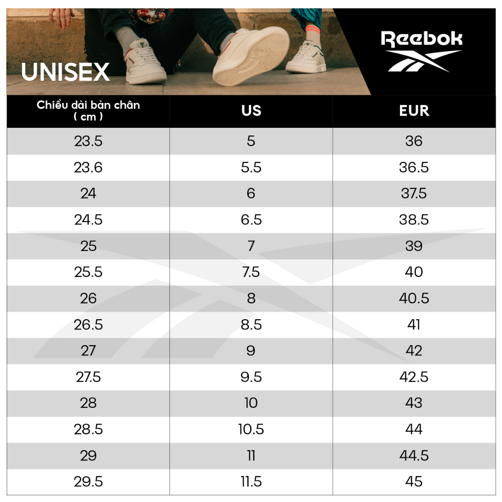 REEBOK GIÀY UNISEX  DMX COMFORT + 100033428