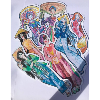 Bookmark Cô Gái Việt Nam by ocbongtai.artist