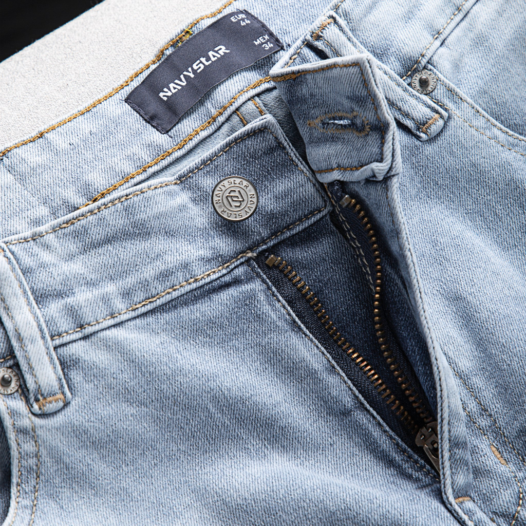 BIGSIZE NAM 80-140KG QUẦN JEAN DÀI RÁCH 113 QJ001 2BIG NAVY STAR