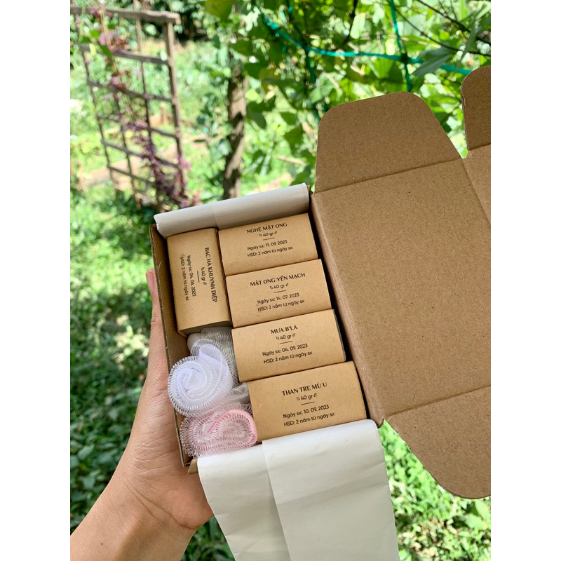 Combo 5 bánh xà phòng mini đủ vị