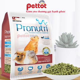Thức ăn cho bọ ú/chuột lang Pronutri giúp đẹp lông bóng mượt Gói 900g - Pettot