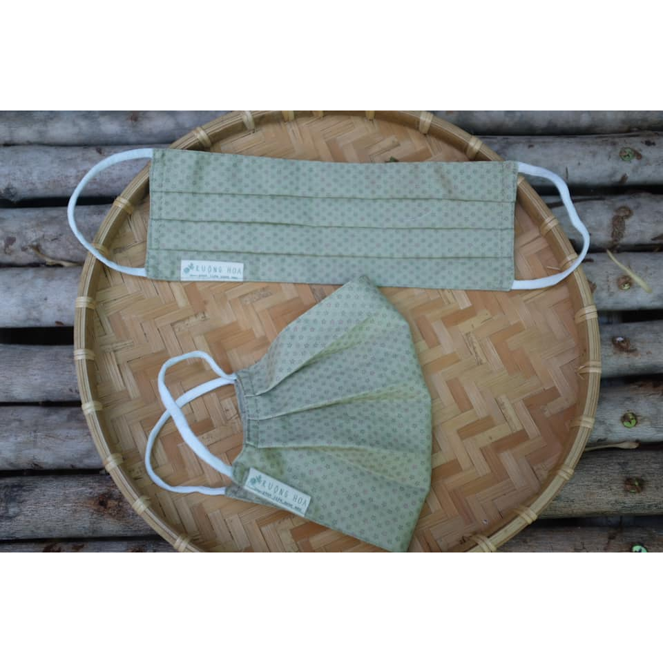 KHẨU TRANG VẢI ALPHA  2 LỚP