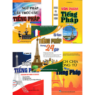 Sách - combo sách học tiếng pháp cho người mới bắt đầu + tự học tiếng pháp trong 24 giờ