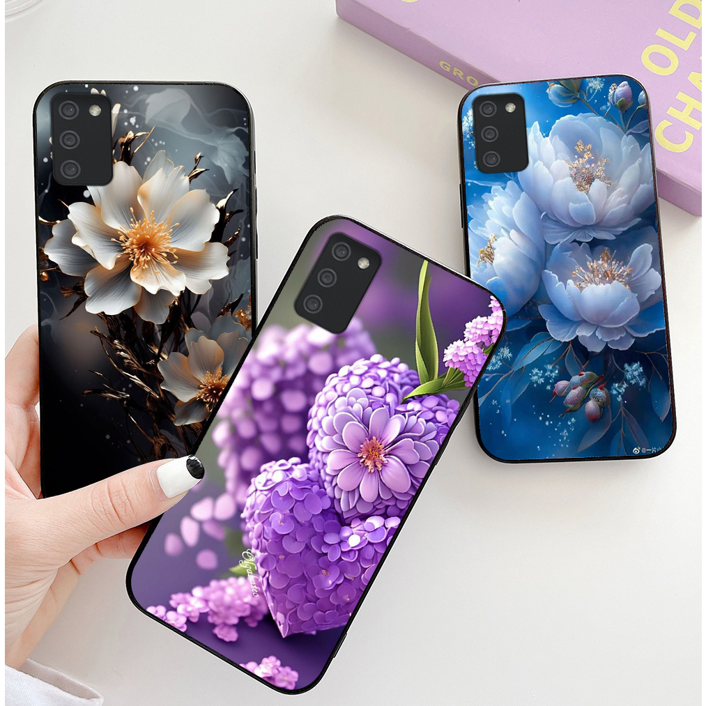 Ốp lưng Samsung a02S / a03S in hình hoa lá cành op nữ