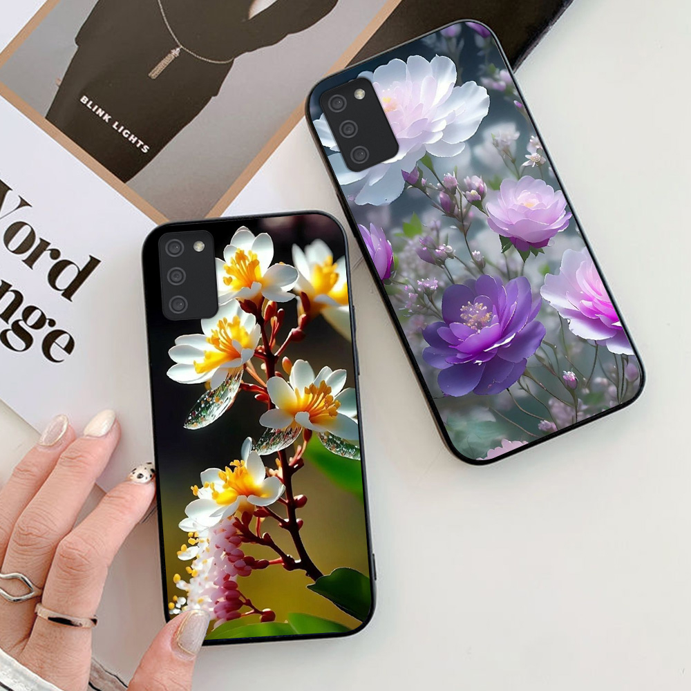 Ốp lưng Samsung a02S / a03S in hình hoa lá cành op nữ