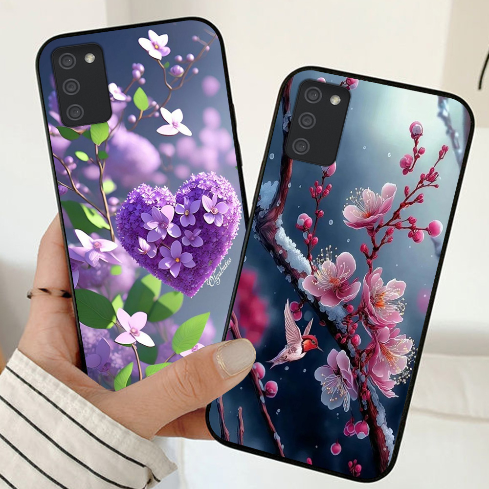 Ốp lưng Samsung a02S / a03S in hình hoa lá cành op nữ