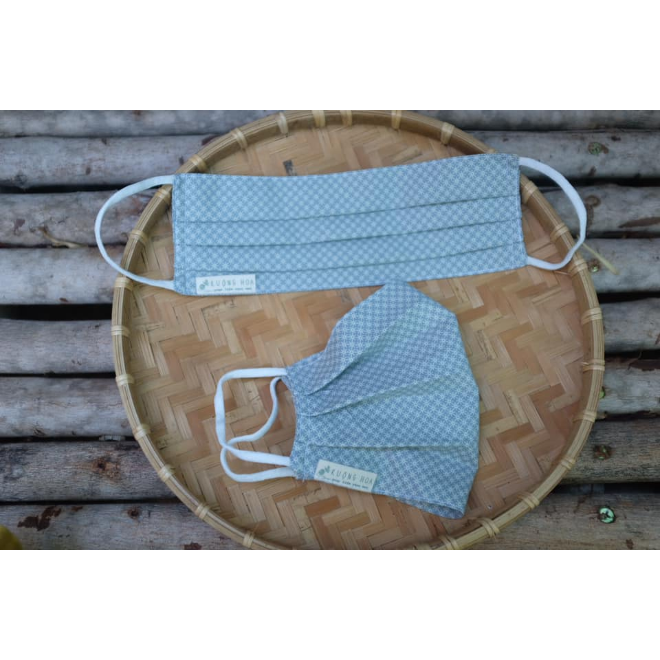 KHẨU TRANG VẢI ALPHA  2 LỚP