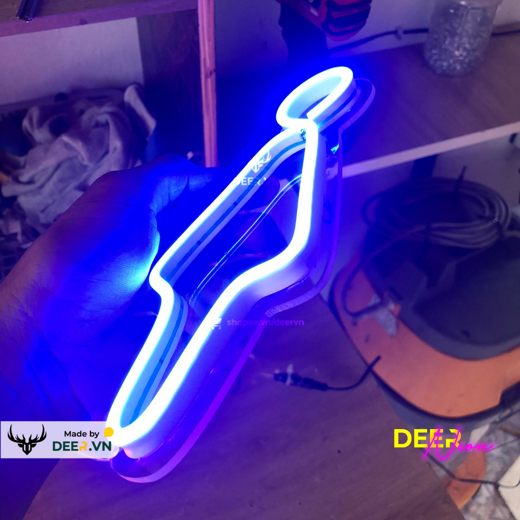 Bảng Đèn Led Neon Nhà Vệ Sinh Nam Nữ Độc Đáo - Made by DEER
