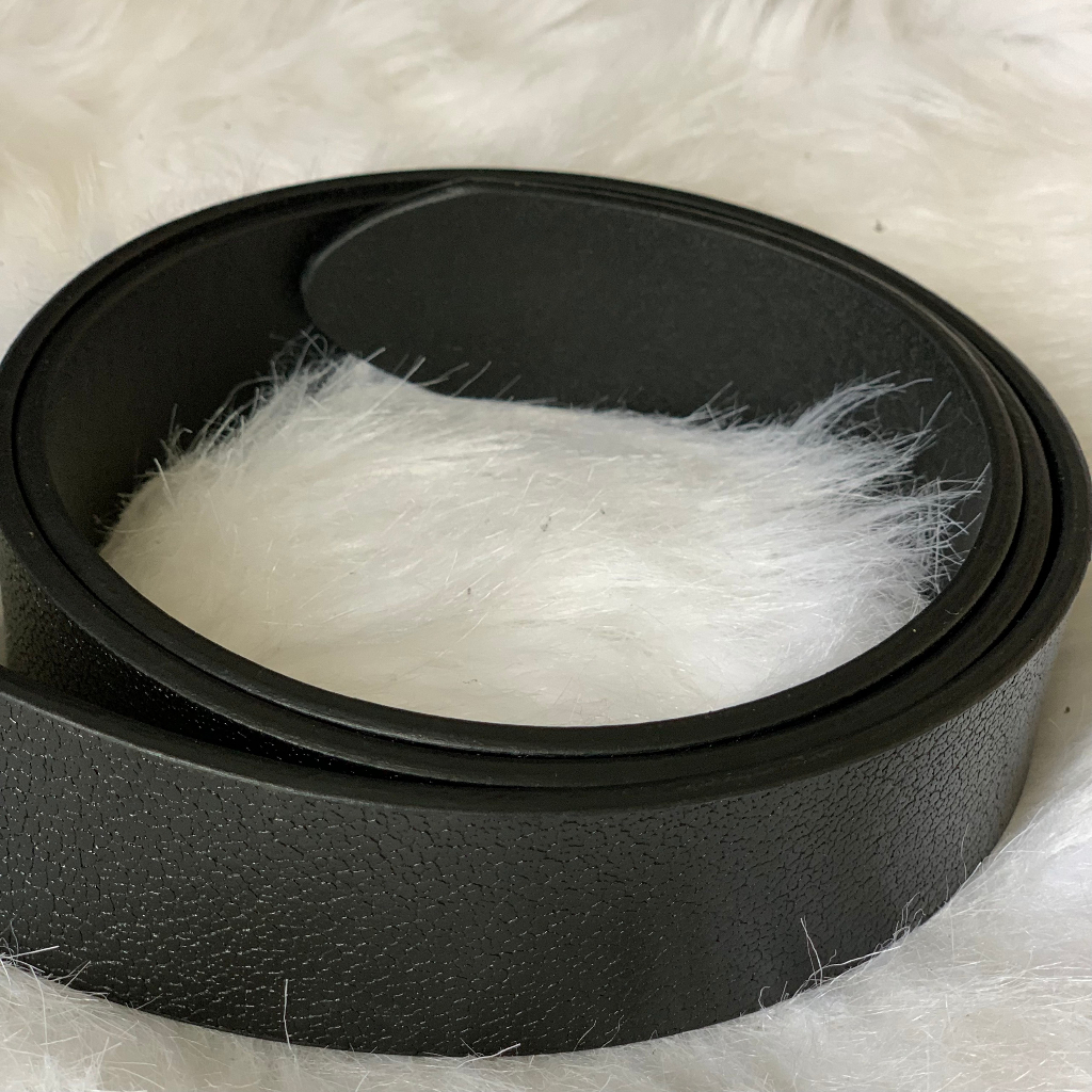 Thắt Lưng Nam Da Bò Thật Nguyên Miếng 1 Lớp Cắt Sơn Cạnh Tặng Kèm Cây Đục Lỗ Độ Bền Trên 10 Năm Màu Đen