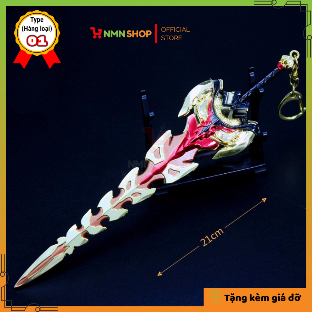 Mô hình game Genshin Impact - K.iếm Li Cốt  21cm