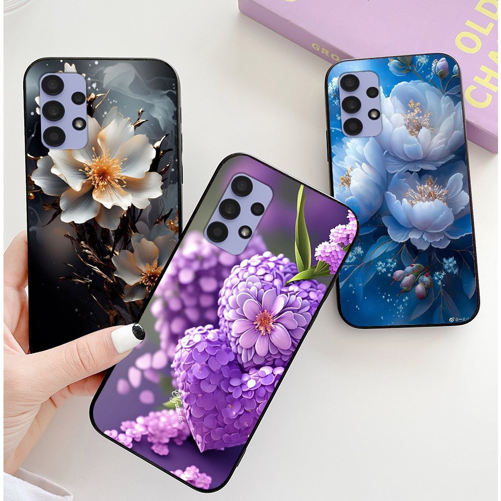 Ốp lưng Samsung a32 / ss a52 / ss a72 in hình hoa lá cành op nữ