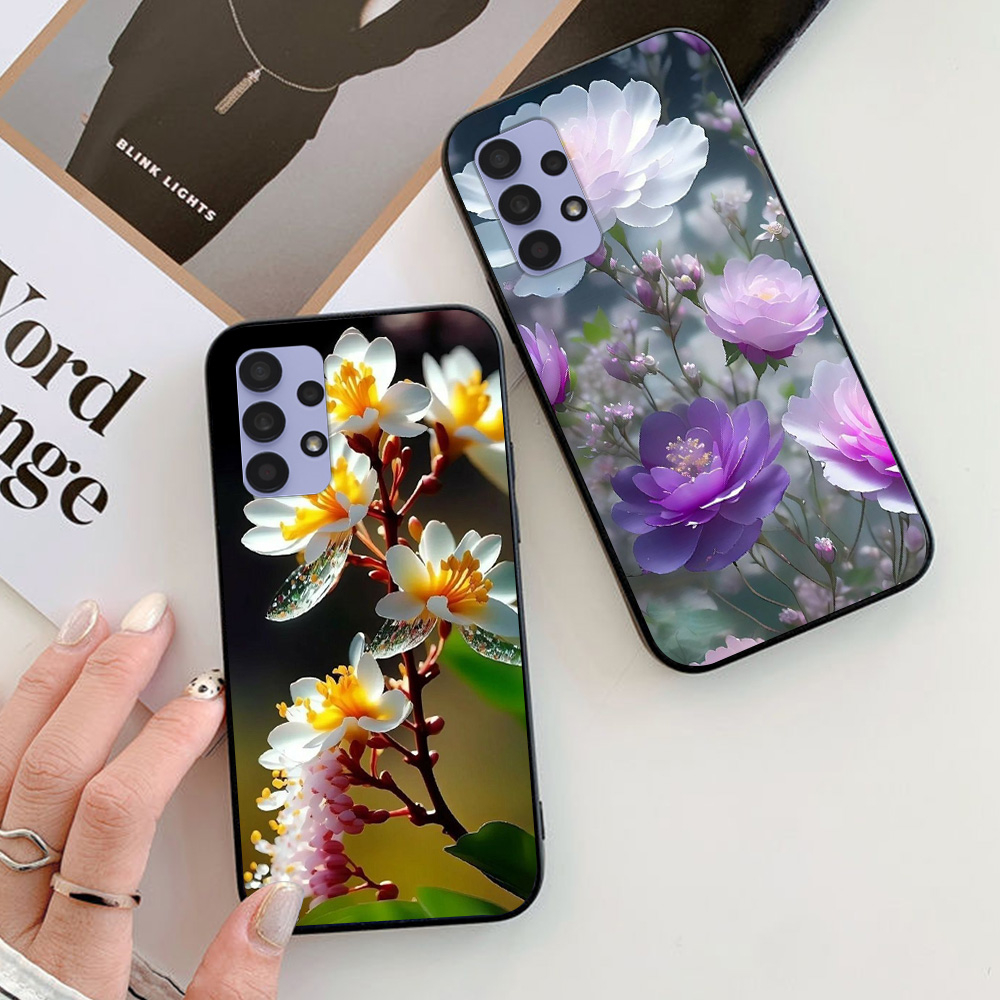 Ốp lưng Samsung a32 / ss a52 / ss a72 in hình hoa lá cành op nữ