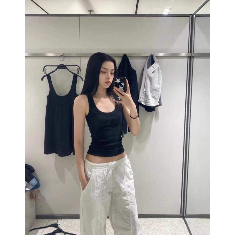 Áo Top, Ba Lỗ, Chất Đanh, ZARA AUTH