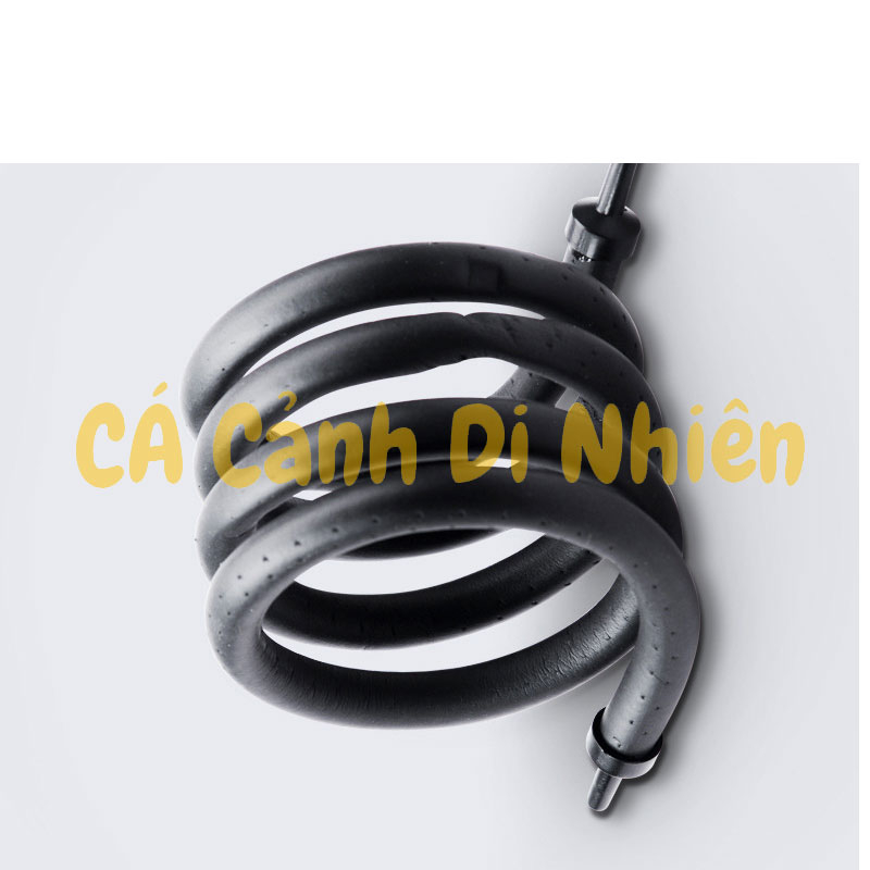 Ống dây sủi khí Oxy mềm thanh sủi tròn bằng CAO SU ĐEN cho hồ cá cảnh