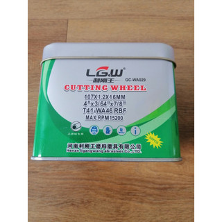 [10 viên] Đá cắt 100mm (1 tấc) xanh LGW