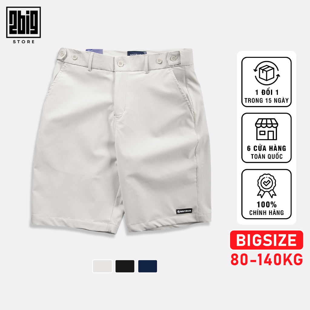 BIGSIZE NAM 80-140KG SHORT THUN THỂ THAO 001 2BIG NAVY STAR