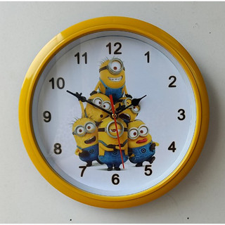 Đồng hồ treo tường hoạt hình Minion cho trẻ em