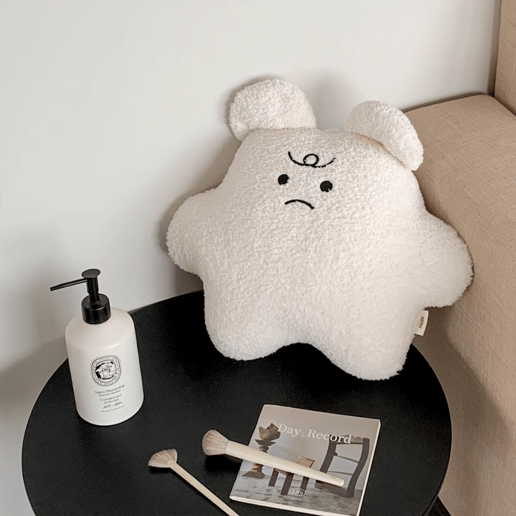 Order | Bộ gối chăn, gấu bông lông xù hình Sao Biển tức giận phù hợp giấc nghỉ giữa giờ cho người đi học, đi làm