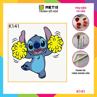 Tổng hợp mã tranh hoạt hình Stick dễ thương đầy đủ phụ kiện căng khung sẵn Metis