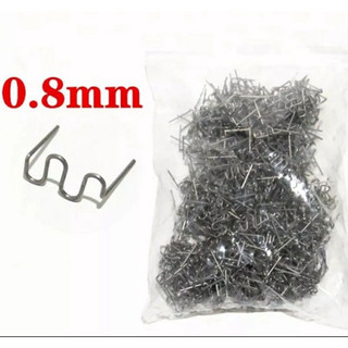 Túi 1000 đinh ghim hàn nhựa chữ S loại 0.8mm chất liệu inox không rỉ