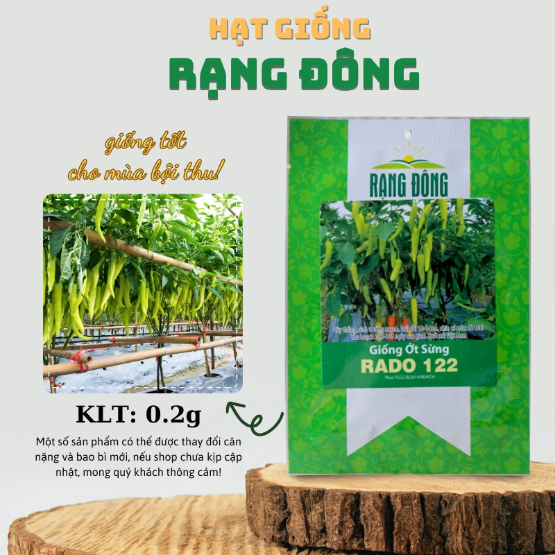 Hạt giống Ớt Sừng, trái to, ít cay, năng suất cao