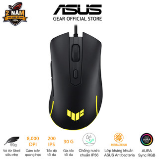 Chuột game có dây asus tuf gaming m3 gen ii, 8000dpi, chống bụi nước ip56