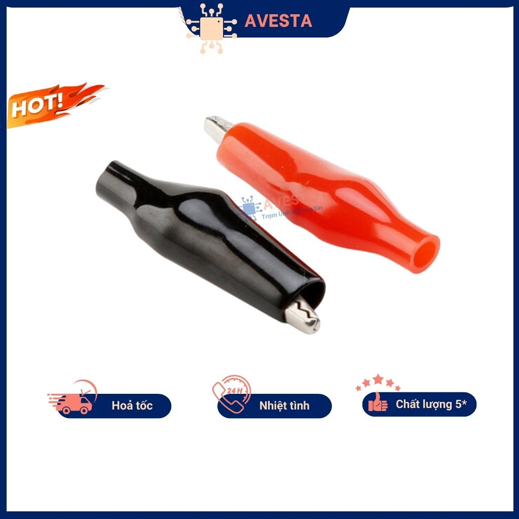 Đôi kẹp cá sấu nhỏ 26mm chất lượng tốt  Avesta