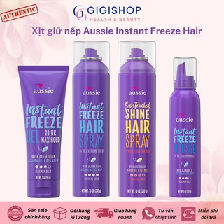 Xịt giữ nếp tóc Aussie Instant Freeze Hair Spray