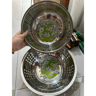 Rổ inox đa năng lỗ nhỏ - Rổ vo gạo
