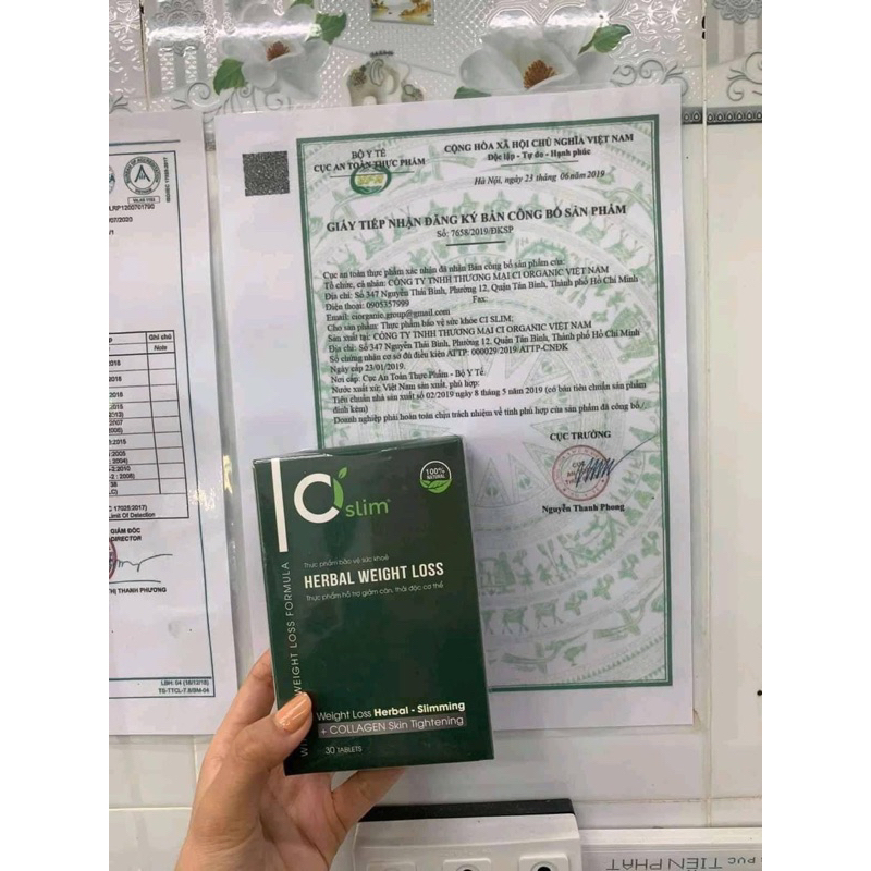 Combo 2h giảm cân CiSLim chính hãng