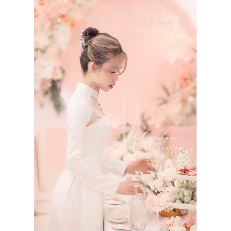 Áo dài thiết kế cưới hỏi, áo dài cưới cô dâu