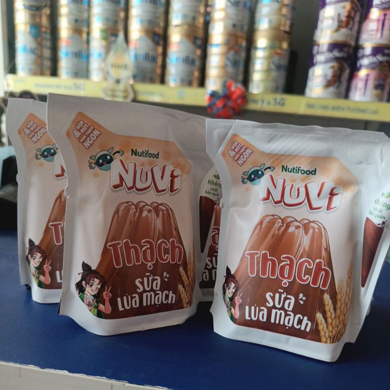 Nuvi thạch sữa lúa mạch