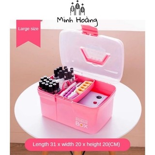 Cốp đựng đồ làm nail 2 tầng giá rẻ