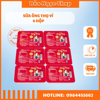 Vỉ Sữa đặc có đường Ông Thọ đỏ Vinamilk 6 Hộp